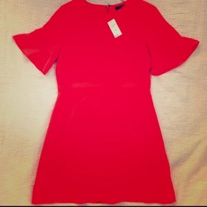 Banana Republic short sleeved coral dress